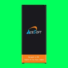 AceSoft 6820mAh Replacement Battery for Verizon Samsung Galaxy S5 SM-G900V Phone