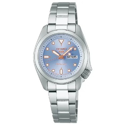 Seiko 5 Sports SKX Series SRRA001 Light Blue Dial 28mm New Full Set Damenuhr