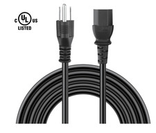 6ft UL 3-Prong AC Power Cord for Alto TX408 TX408XUK 350W 8" Powered PA Speaker