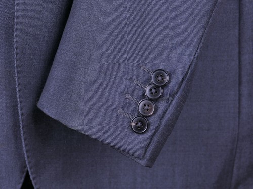 RECENT Pal Zileri LAB Charcoal Gray Wool Mohair 2pc Suit Jacket Pants 38 R - Picture 5 of 10