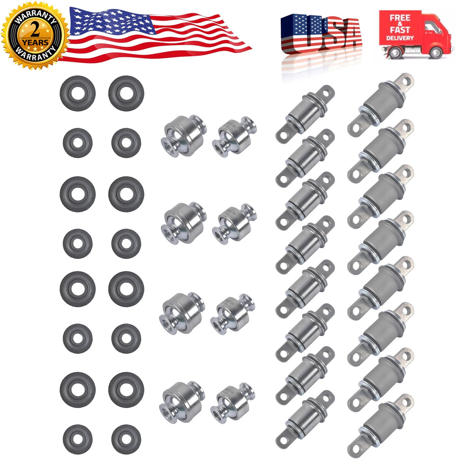 40pcs Upper & Lower Control Arm Bushing Kit for Ferrari 430 360 3.6L V8 171848