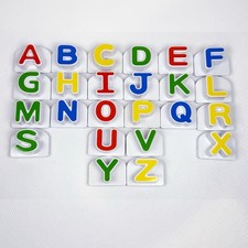 24 LeapFrog Fridge Phonics Upper Case Alphabet Letters Magnetic Replacement