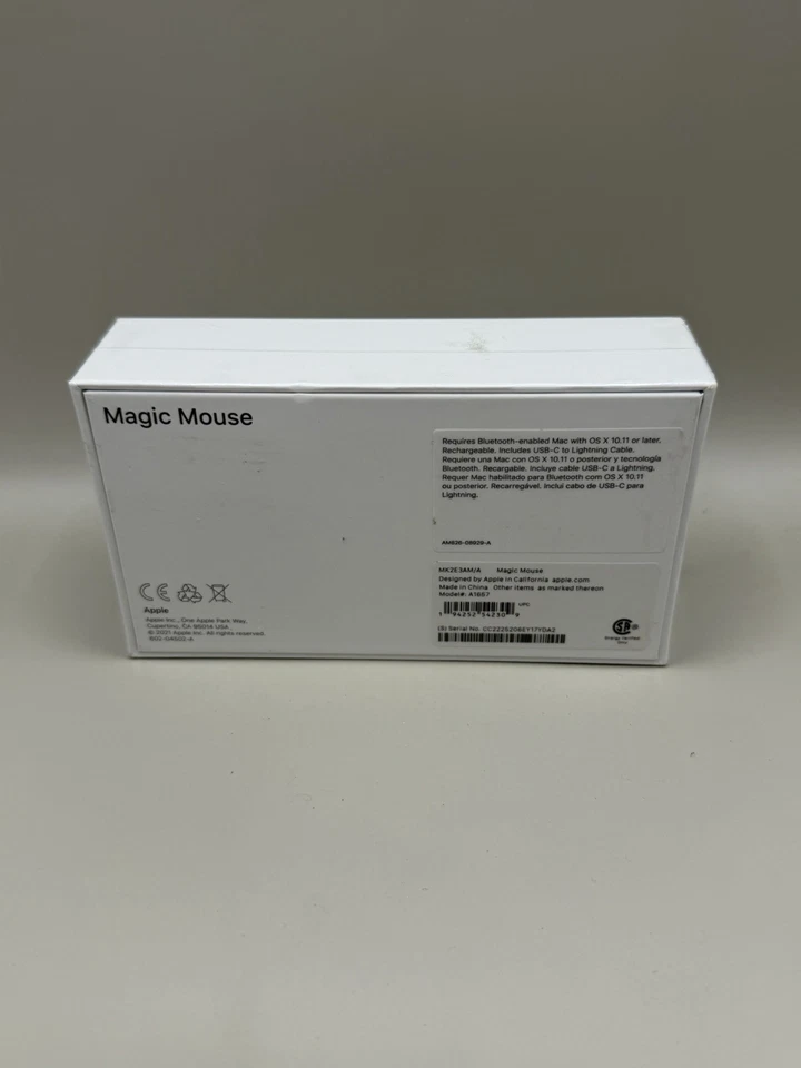 Apple Magic Mouse MK2E3AM/A Wireless Model A1657 New Sealed OEM - Image 3 of 4