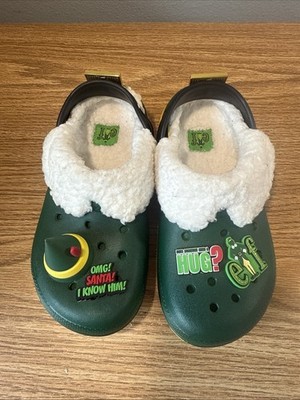 Buddy The Elf Crocs Sherpa Fleece Lined J2