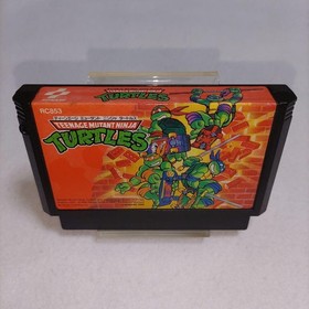 Teenage Mutant Ninja Turtles Nintendo Famicom Game Cartridge NTSC-J Cleaned