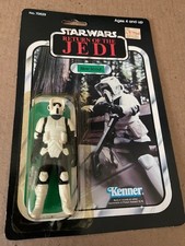 Star Wars Kenner Return of the Jedi ROTJ BIKER SCOUT 65 Back NIP 1983
