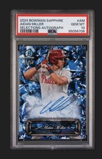 2024 Bowman Sapphire Edition Sapphire Selections Autographs Aidan Miller /50 