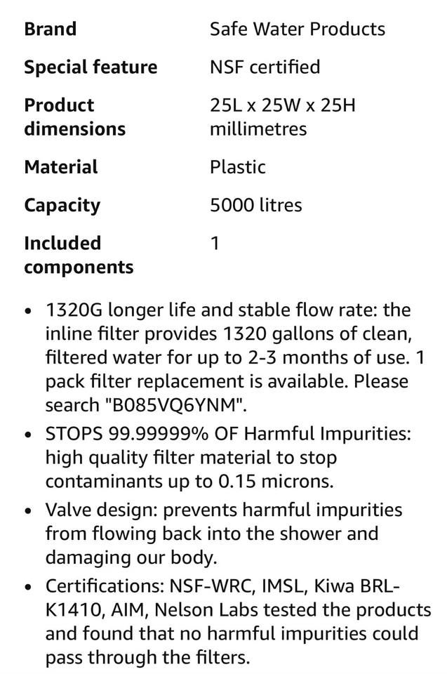 Wasserfilter für Wasserhahn gegen Legionellen - NEU! - Bild 2 von 4