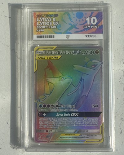 Latias & Latios-GX graded ACE 10 for sale on eBay