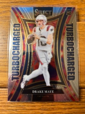 2024 Select Football Drake Maye #24 RC  ''Turbocharged'' Insert - N.E. Patriots
