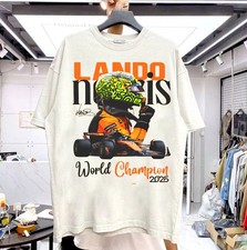 Lando Norris F1 World Champion 2025 McLaren Race Team Championship shirt VK08284