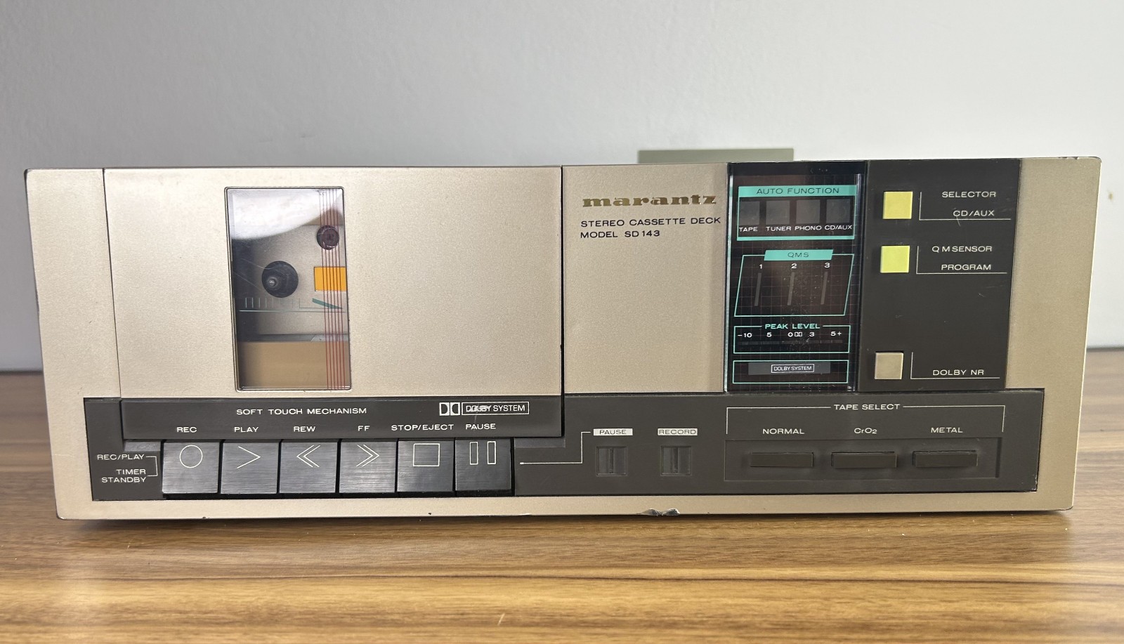 Marantz SD 143 Stereo Cassette Deck Vintage Made in Japan