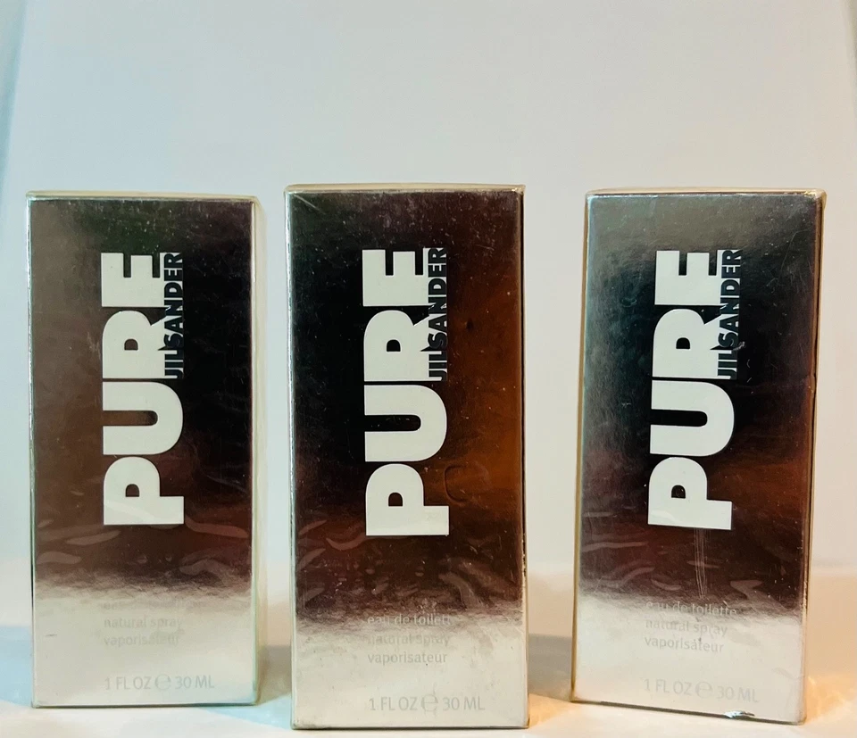 Jil Sander Pure, para mujer, fragancia (botella de 30 ml 90 ml) vintage rara Foto 3 de 4