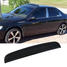 Rn88 Universal Rain Snow Guard Sun Roof Wind Deflector1pcs Tape-on Dark 34 In