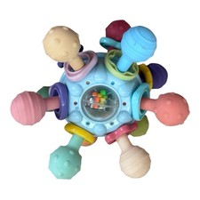 Baby Teething Toy Silicone Teether Rattle Sen...