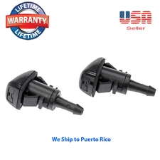 Set 2 Windshield Washer Nozzle Front Fits: Jeep Patriot 2008-2015 