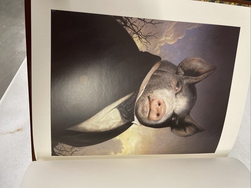 SIGNED Easton Press ANIMAL FARM Collectors DELUXE Edition LEATHER ILLUSTRATED! - Picture 9 of 18