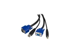 StarTech.com 6 ft. USB+VGA 2-in-1 KVM Switch Cable SVUSB2N1_6