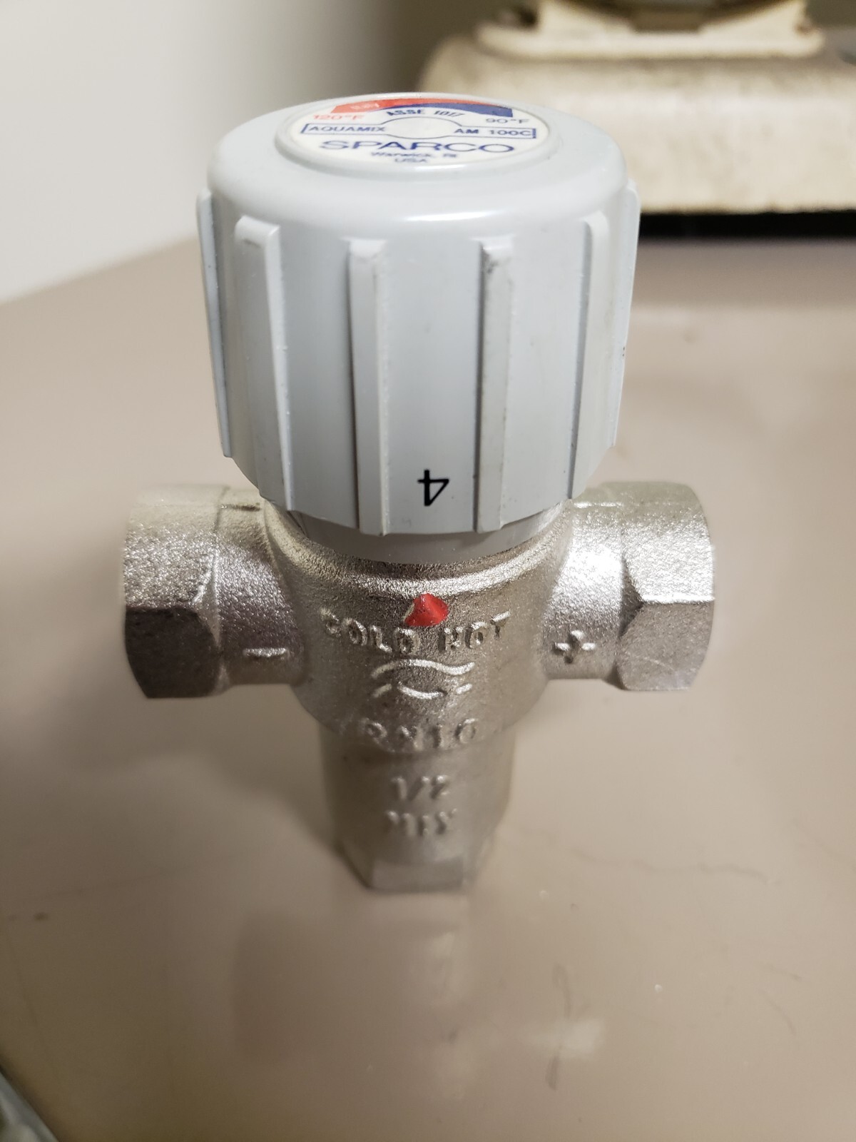 Sparco AM100US1 Aquamix Thermostatic AntiScald Mixing Valve 1/2" eBay