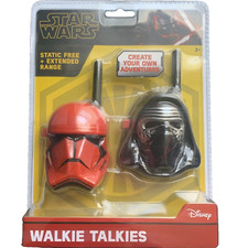 Disney Star Wars KYLO REN SITH TROOPER Walkie Talkies New In Package