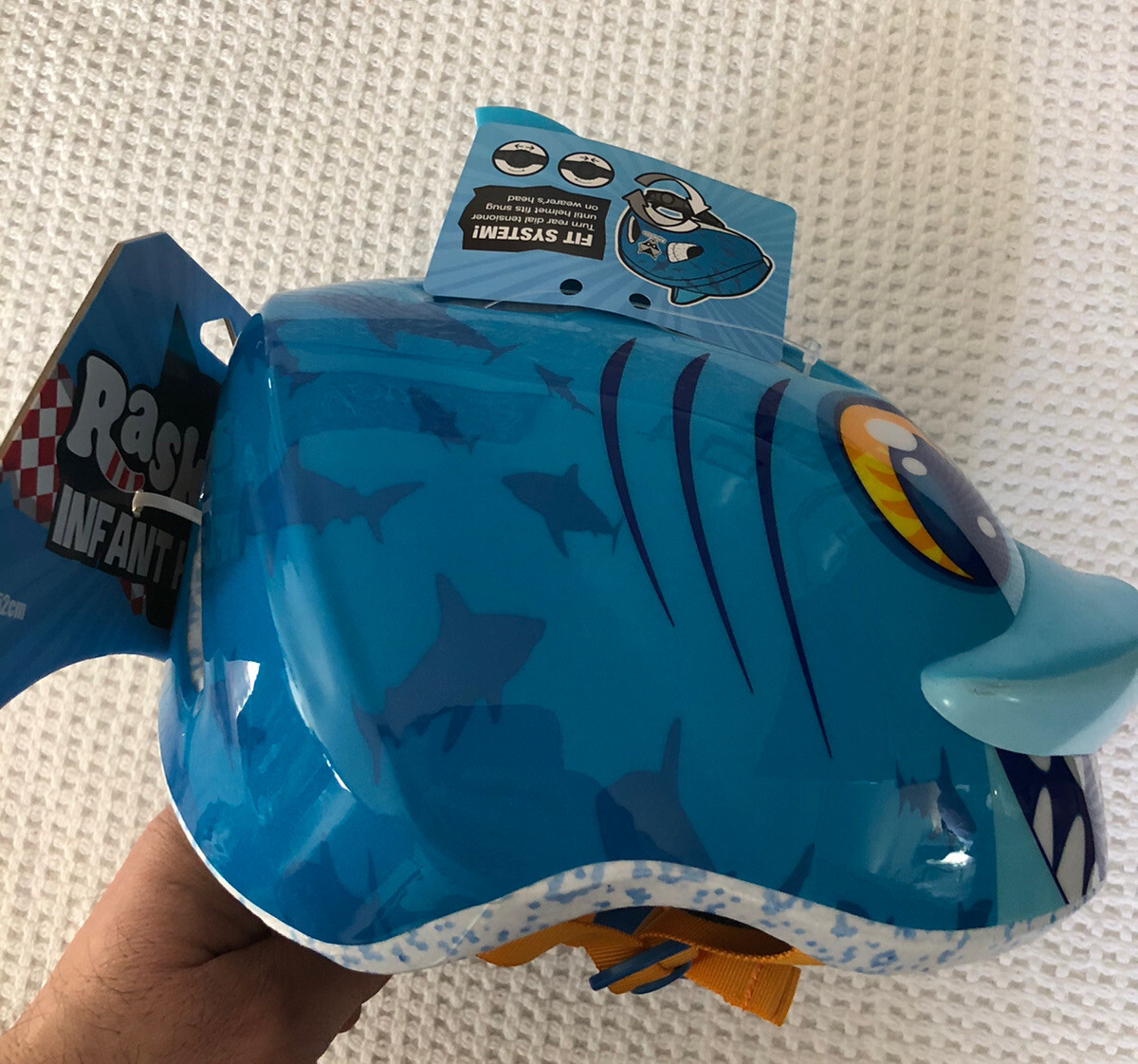 Raskullz Lil Shark Attax Infant Blue Helmet 1+   NWT