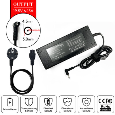 120W Laptop AC Adapter Charger For HP Pavilion 17-E100SB 17-E100SC 17-E100SF