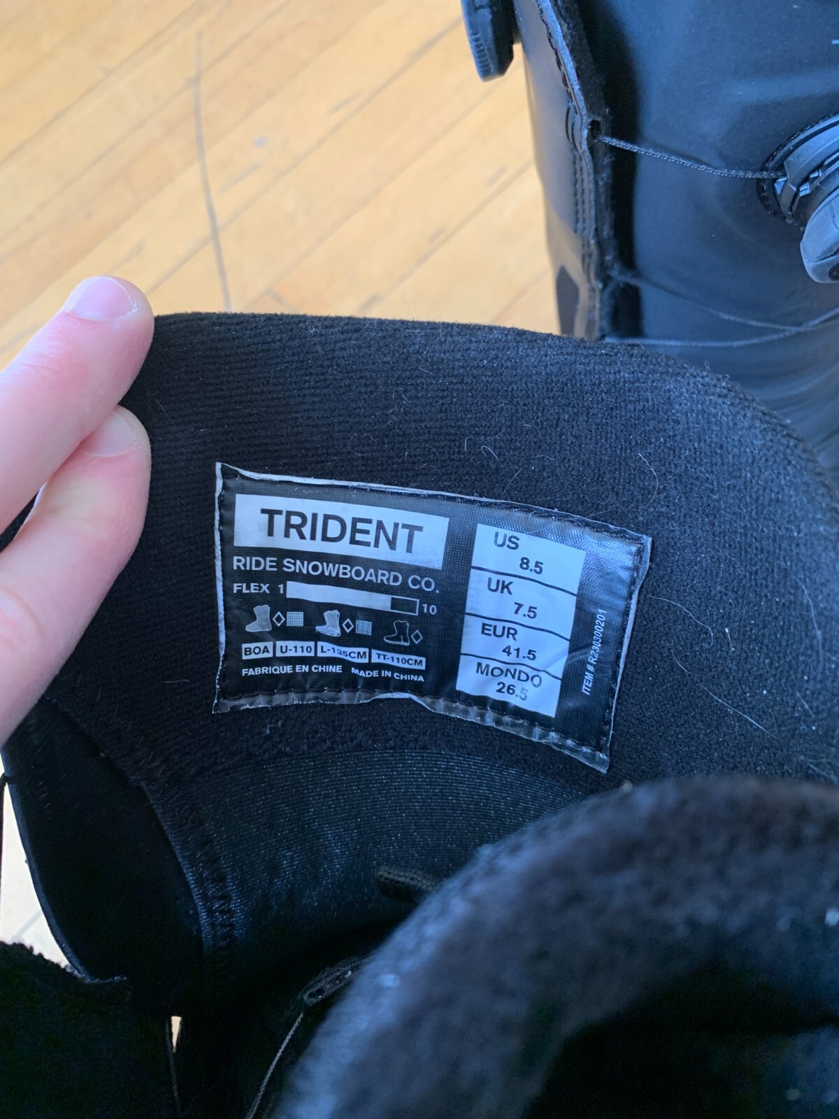 2024 Ride Trident Snowboard Boots