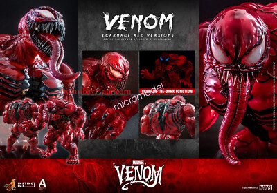 Hot Toys AMC034 Venom 1/6 Collectible Action Figure Model Red Ver