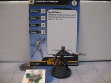 Star Wars Miniatures REVENGE OF THE SITH Zabrak Fringer 55/60 with card