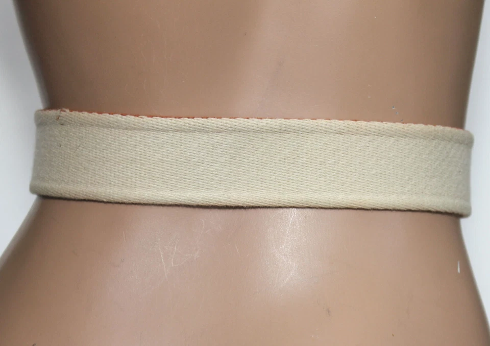 Cinturón American Eagle Reversible Blanco/Marrón Marrón Ocre TALLA XL 48" Largo De Colección Foto 3 de 4