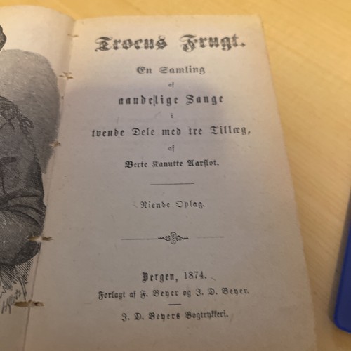 Trocus Fruit A Collection Of Spiritual Songs RARE Berte Aarflot 1874 -Dutch - Picture 2 of 14