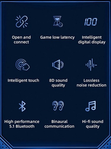 Xiaomi G9S TWS Waterproof Bluetooth Touch Control Earbuds with Mic Hi-Fi Stereo - Picture 6 of 16