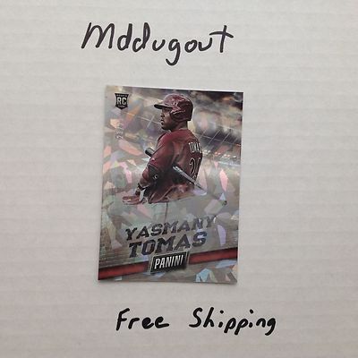 Yasmany Tomas #48 Diamondbacks RC 23/25 Hergestellt Rissig Eis 2015 Panini
