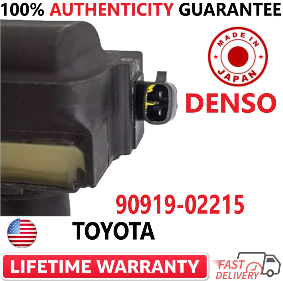 x3 bobinas de encendido DENSO ORIGINALES para Toyota y Lexus 1996-2003 3,0 L V6 90919-02215 Foto 3 de 3