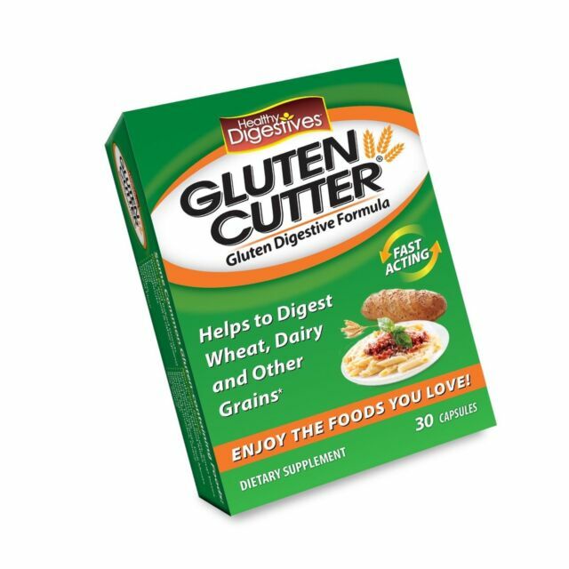 Healthy Digestives Gluten Cutter Enzyme Formula 30 Servings Capsules