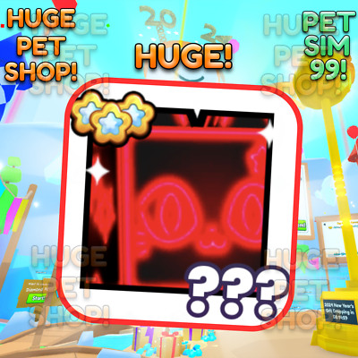Huge Neon Cat - Pet Simulator 99 - Pet Sim 99 - CHEAP & FAST DELIVERY