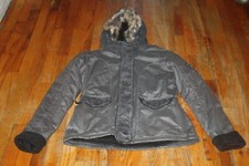 Kuhl Projekt Women's Carbon Gray Waxed Body Fleece Lined Arktik Jacket Size M