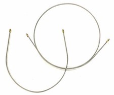 Stainless Steel Rear Axle Brake Line Pair. Cut To Length And Flared With Fitting