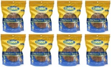 (8) bags Cadet Gourmet 01306 14 oz Chicken Breast Healthy Natural Dog Treats