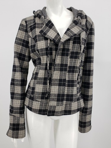 Ever Plaid Rhuddian Hoodie Womens Large 