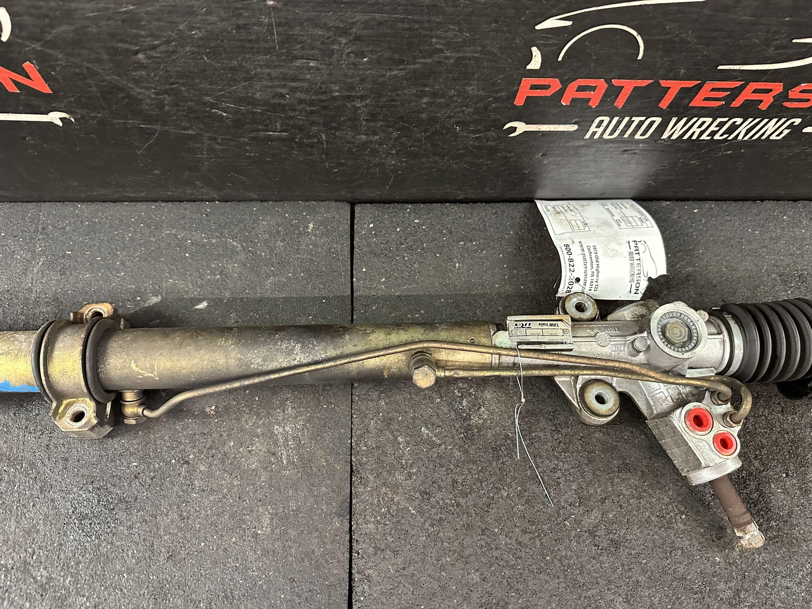 02-06 MASERATI SPYDER POWER STEERING GEAR RACK & PINION