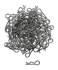  Apex RC Products 1/10 Medium RC Galvanized Steel Body Clips - 100pcs #4026
