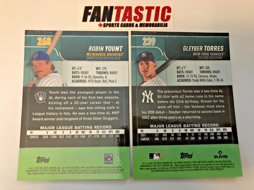 2022 Topps Stadium Club Chrome X_FRACTOR Parallel Card YOU PICK - Image 2 of 4