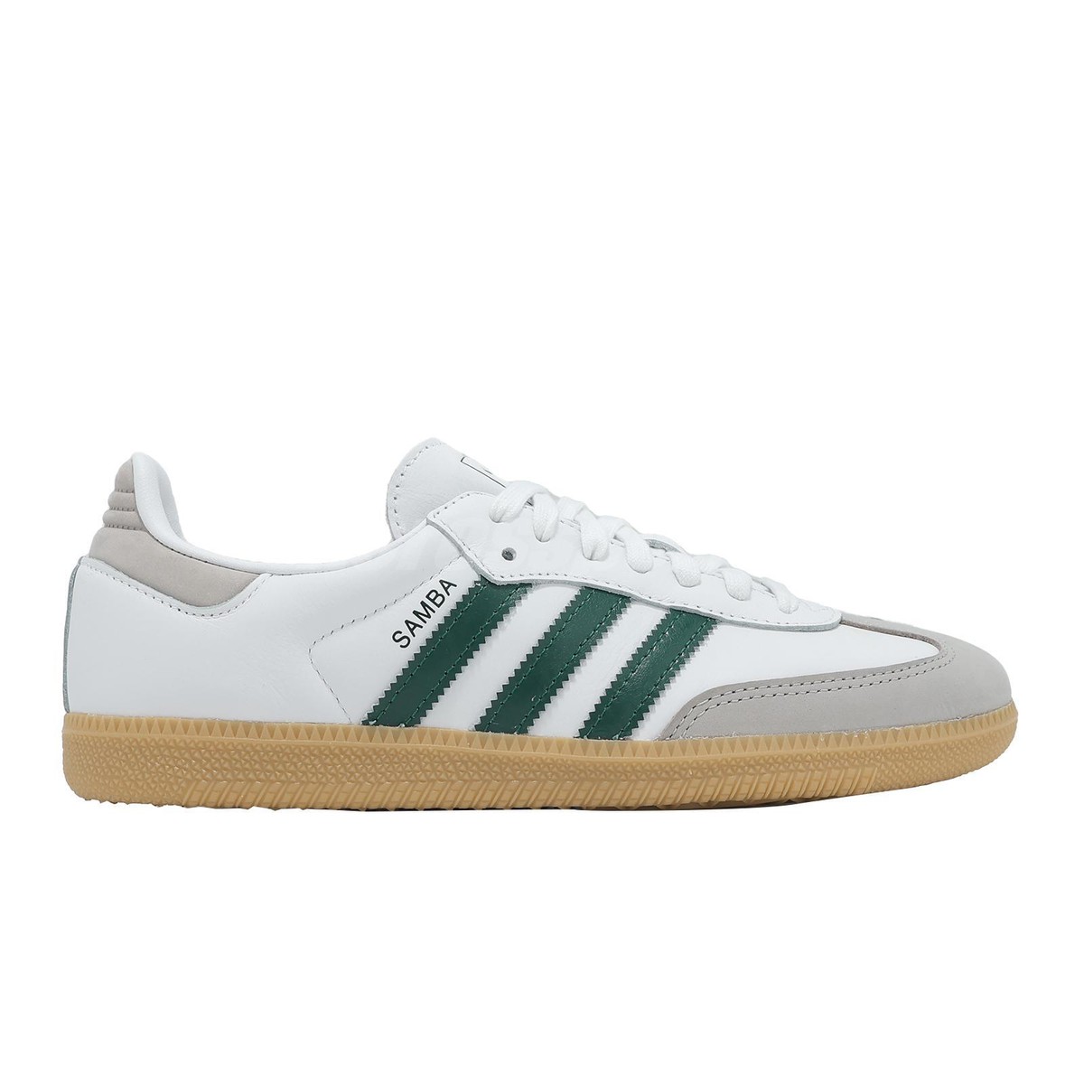 靴 adidas samba OG24.5cm adidas Originals Samba OG W White Collegiate Green Gum Women