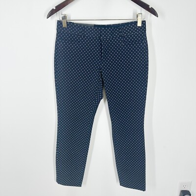 Banana Republic Womens Sloan Slim Ankle Pants Navy Floral Print 0 Petite  N33 | eBay