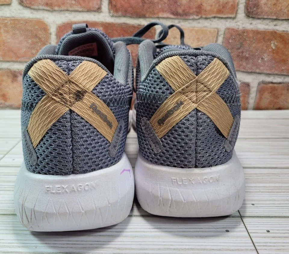 Reebok мужской Flexagon EH1151 серый кроссовки размер 9 памяти Tech - Изображение 4 из 4