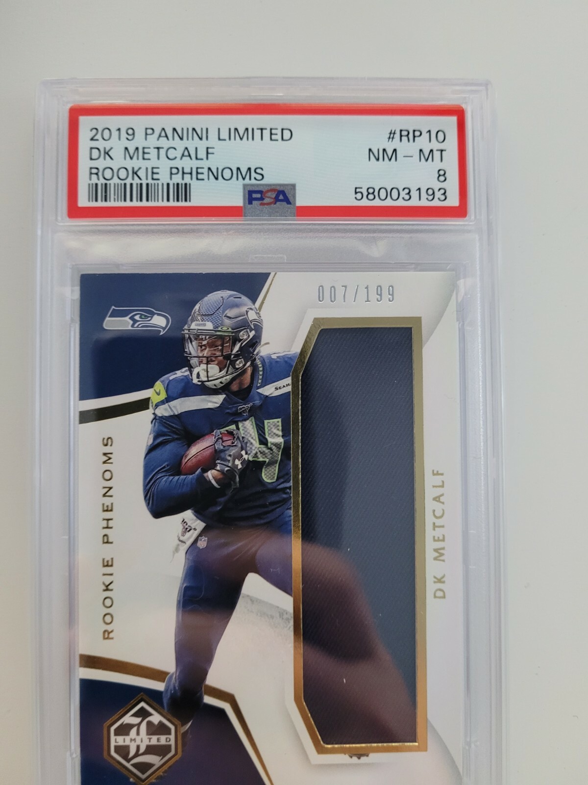 DK Metcalf Panini Limited Rookie Phenoms #RP10 Base