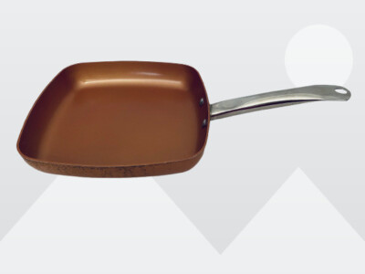 Copper Chef 9.5'' Square S5 Non-Stick Coated Frying Pan Skillet
