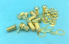 10 PCS SMA female plug RF Connectors Coaxial Adapter Chassis Panel mount Solder