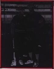 Pete Rose Jim Kaat photo negative 8x10 Cincinnati Reds B&W Negative
